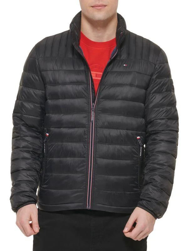 商品Tommy Hilfiger|Classic Mock Turtleneck Packable Puffer Jacket,价格¥712,第1张图片