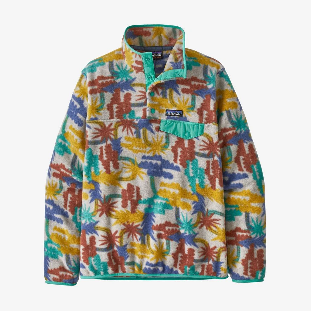 商品Patagonia|Jersey Ws Lightweight Synchilla® Snap -T® Fleece - Tree Connection Big: Fresh Teal,价格¥1149,第1张图片