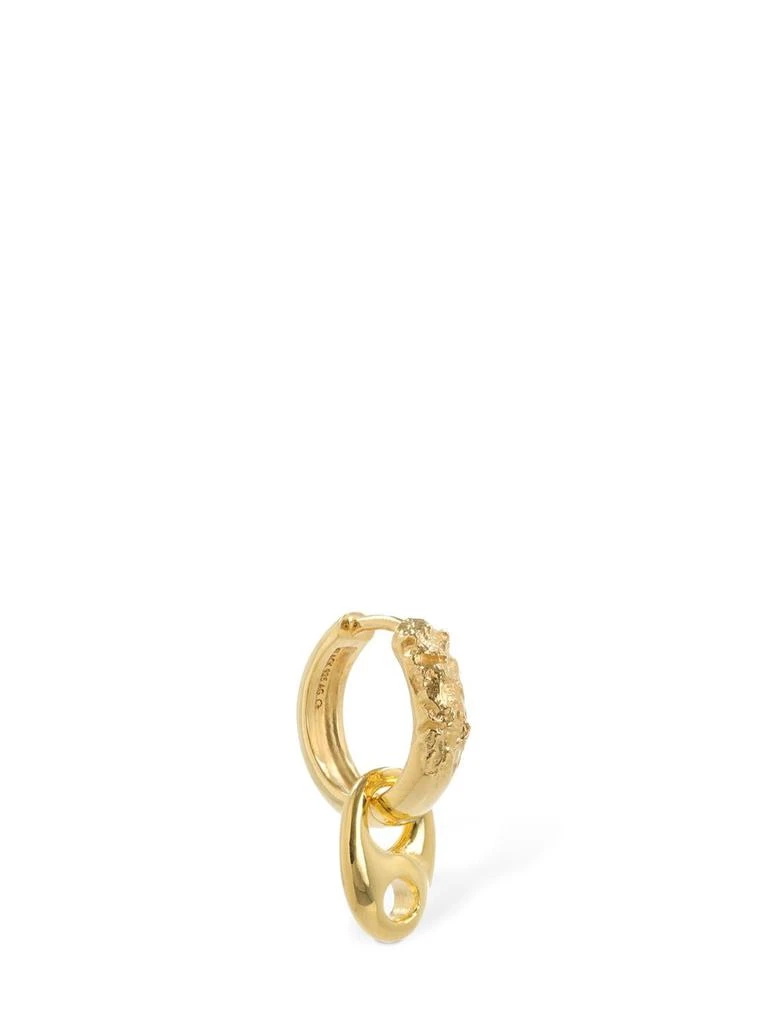 商品Maria Black|Sienna 11 Bi-texture Mono Huggie Earring,价格¥416,第1张图片