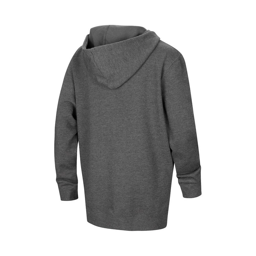 商品Colosseum|Youth Boys Heather Charcoal Texas Longhorns Sunrise Core Pullover Hoodie,价格¥316,第3张图片详细描述