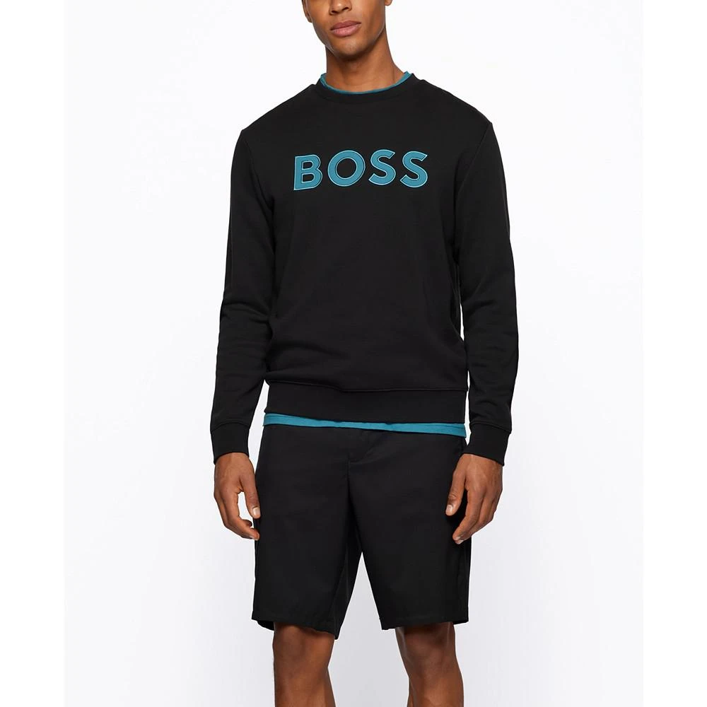 商品Hugo Boss|Men's Relaxed-Fit Sweatshirt,价格¥581,第4张图片详细描述