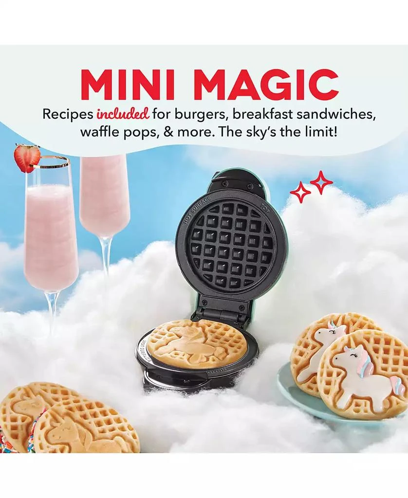 商品Dash|MultiMaker™ Waffle & Griddle Mini System with Removable Plates,价格¥223,第5张图片详细描述