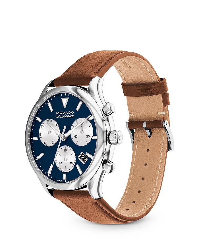 商品Movado|Heritage Calendoplan Chronograph, 43mm,价格¥6627,第3张图片详细描述