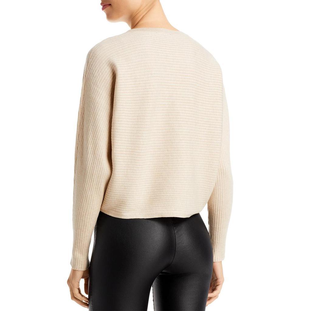 商品Tahari|T Tahari Womens Knit Ribbed Crewneck Sweater,价格¥209,第4张图片详细描述