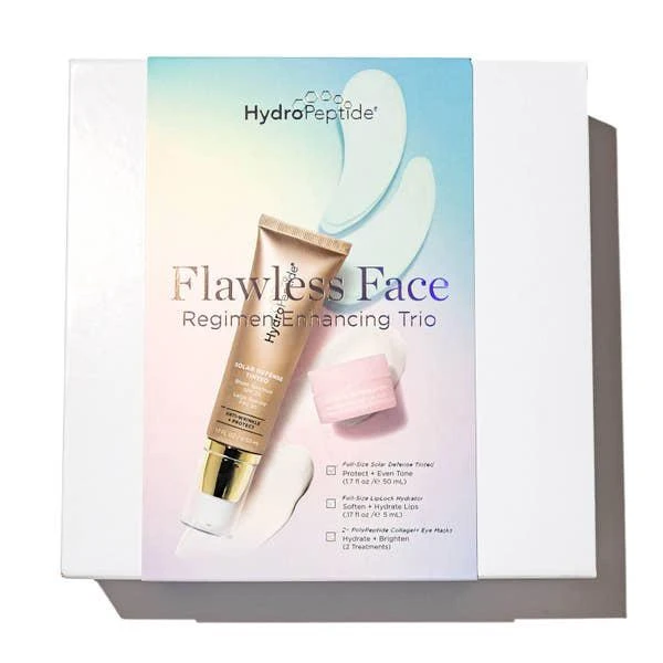 商品HydroPeptide|HydroPeptide Flawless Face Regimen Enhancing Trio,价格¥384,第1张图片