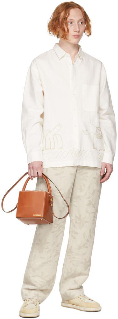 商品Jacquemus|Off-White 'La Chemise Baou' Shirt,价格¥1424,第6张图片详细描述