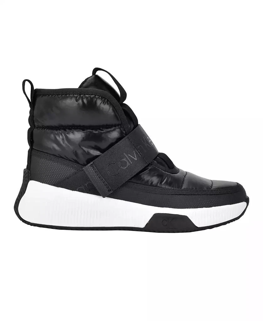 商品Calvin Klein|Women's Mabon Cozy Nylon High Top Sneakers,价格¥613,第3张图片详细描述