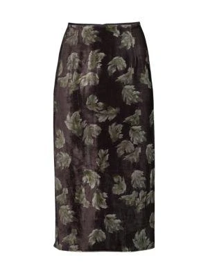 商品Vince|Fallen Leaf Silk-Blend Slip Skirt,价格¥1182,第3张图片详细描述