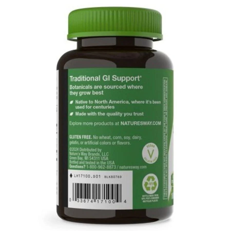 商品Nature's Way|Slippery Elm Bark 400mg Dietary Supplement Capsules,价格¥83,第2张图片详细描述