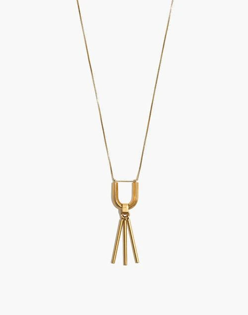 商品Madewell|Curvelink Pendant Necklace,价格¥275,第1张图片