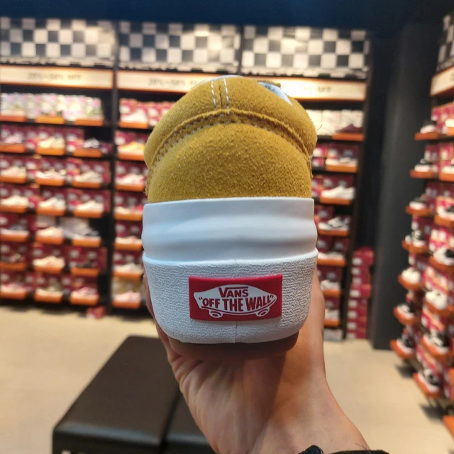 【韩国直邮|包邮包税】�万斯 Old Skool Stacked #Multi Lace #男女通用鞋 #golden yellow/true white (VN0A4U159XW) 商品