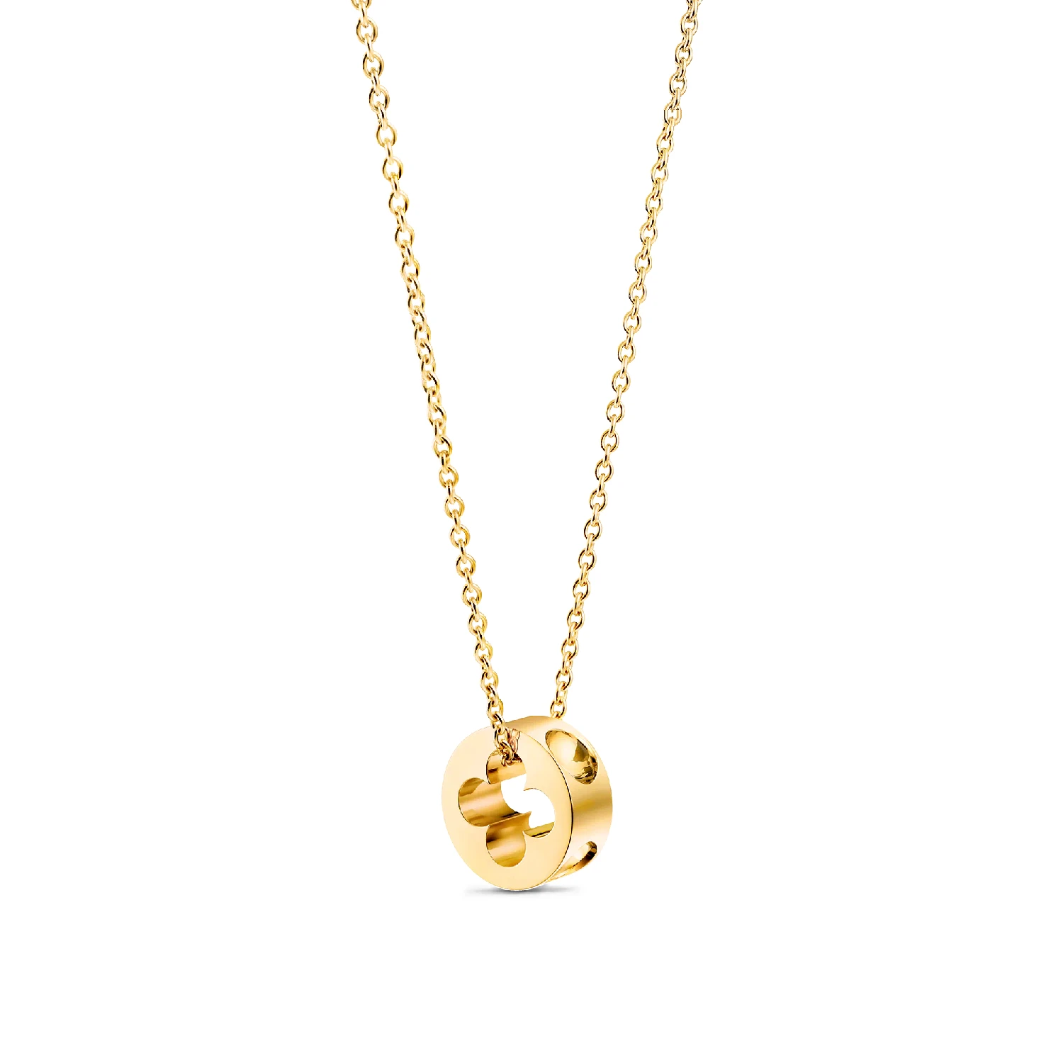 商品Louis Vuitton|【预售】 LV路易威登 25秋冬 女士 吊坠 EMPREINTE 18K 金项链 Q93969 ,价格¥25620,第1张图片