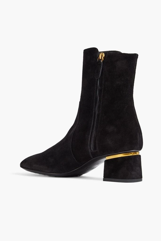 商品Tod's|Snap-detailed suede ankle boots,价格¥3944,第3张图片详细描述