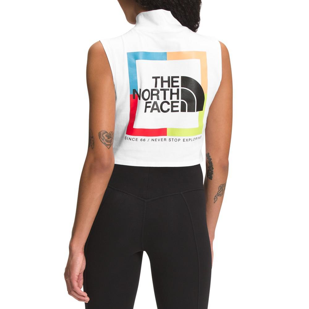 商品The North Face|Women's Logo Mock-Neck Tank Top,价格¥86,第4张图片详细描述