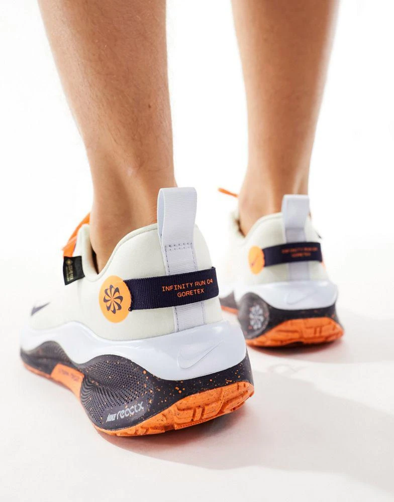 商品NIKE|Nike React infinity RN 4 GTX trainers in white,价格¥838,第4张图片详细描述