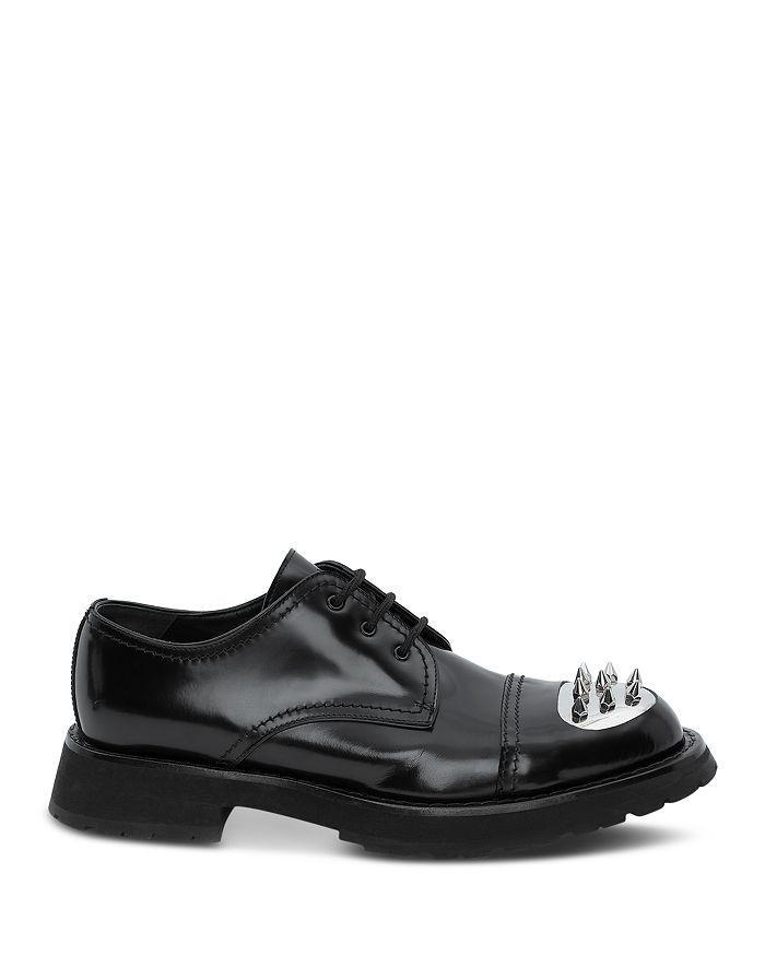商品Alexander McQueen|Men's Leather Upper & Rubber Sole Dress Shoes,价格¥2703,第6张图片详细描述