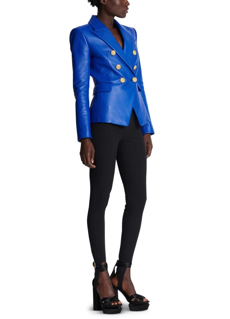 商品Balmain|双排扣皮革轻西装,价格¥20151,第5张图片详细描述