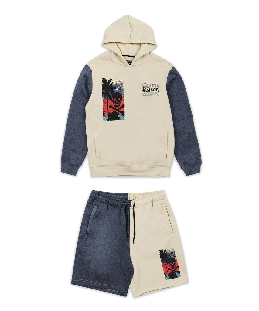 商品Reason Clothing|Skully Hood And Shorts Set,价格¥148,第4张图片详细描述