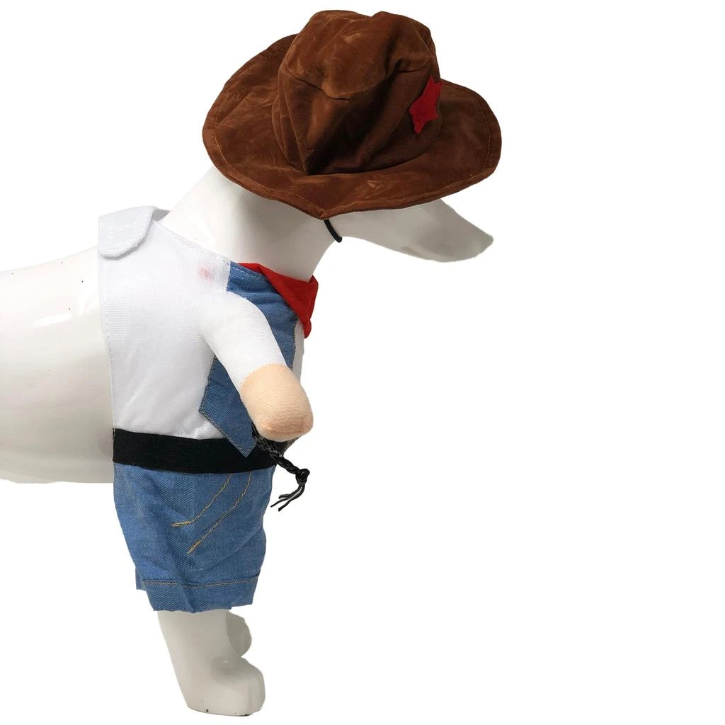 商品Pet Life|'Rodeo Bones' Cowboy Pet Dog Costume Uniform,价格¥278,第3张图片详细描述