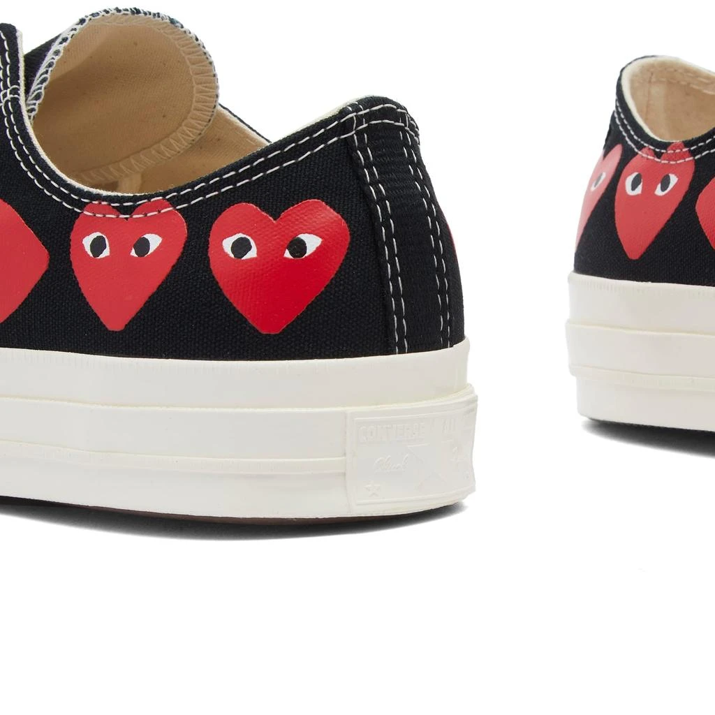 商品Comme des Garcons|Comme des Garçons Play x Converse Multi Heart Low Sneaker,价格¥1411,第3张图片详细描述