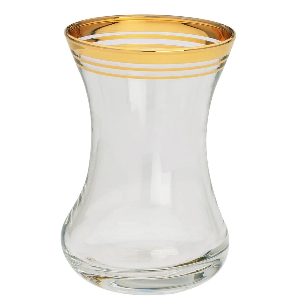商品Classic Touch Decor|Set of 6 Tea Cups with Gold Rim,价格¥455,第1张图片