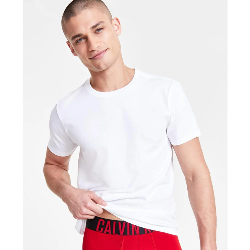 商品Calvin Klein|Men's Cotton Classics 3-Pk. Crewneck T-Shirts,价格¥361,第3张图片详细描述