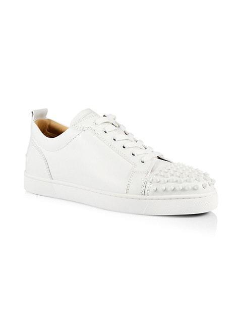 商品Christian Louboutin|Louis Junior Spikes Flat Sneakers,价格¥6956,第4张图片详细描述