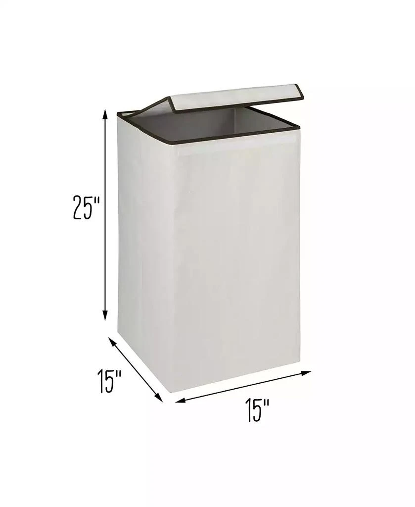 商品Honey Can Do|Collapsible Square Hamper with Lid,价格¥393,第4张图片详细描述