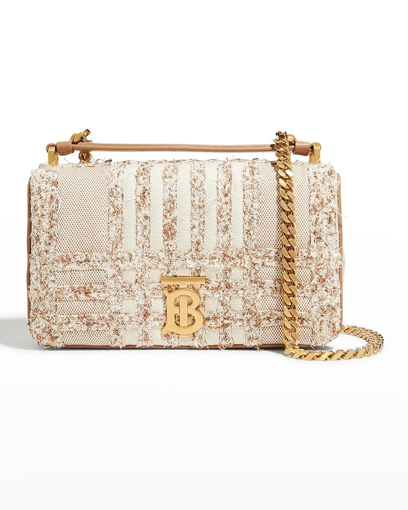 商品Burberry|Lola Small Needle Punch Check Canvas Crossbody Bag,价格¥16760,第1张图片