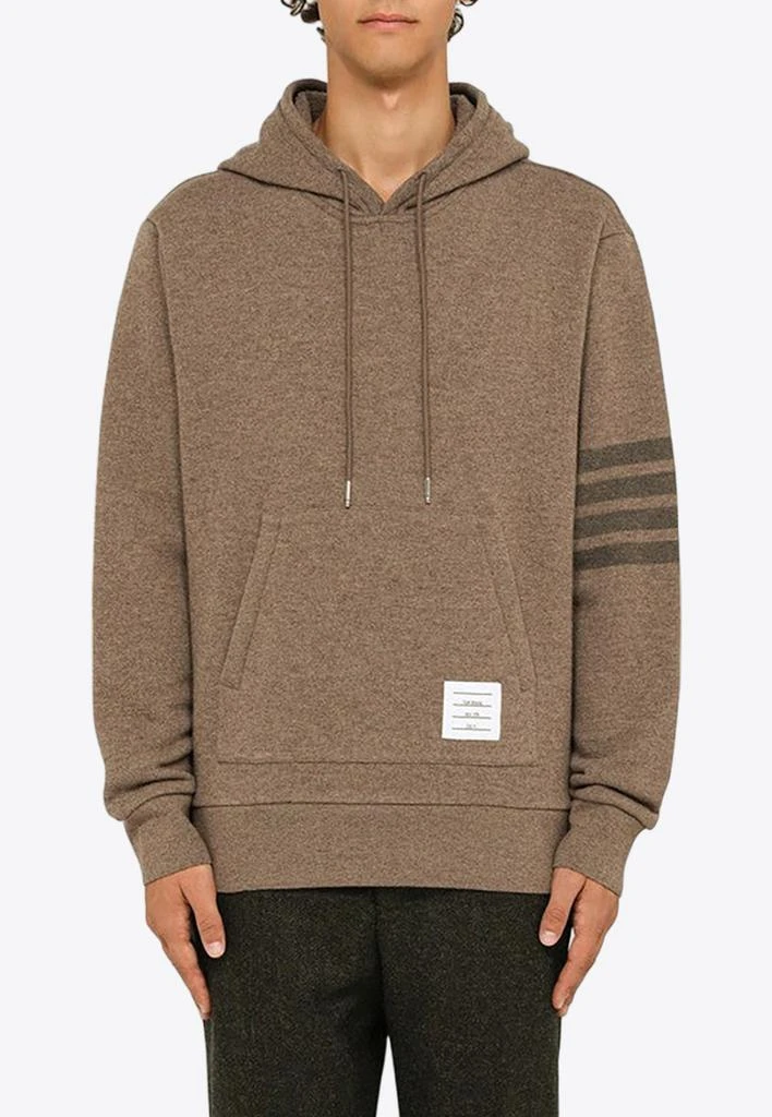 商品Thom Browne|4-Bar Hooded Sweatshirt in Wool,价格¥8875,第1张图片