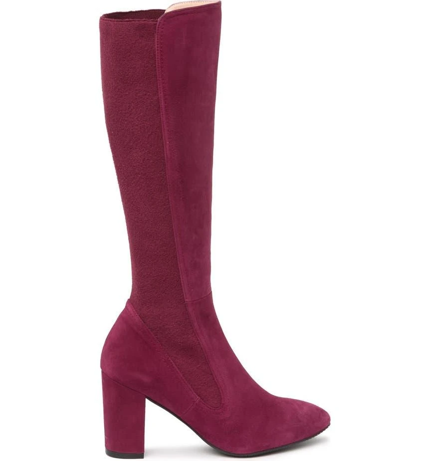 商品Stuart Weitzman|Livia Suede Tall Boot,价格¥2774,第2张图片详细描述