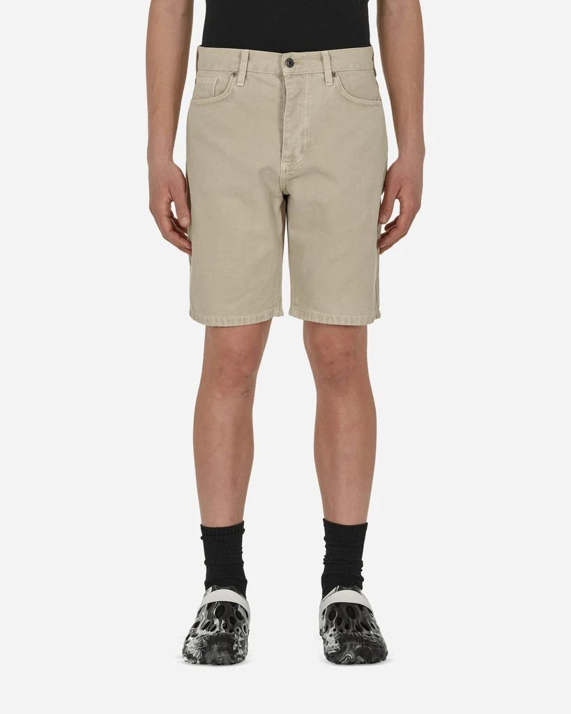 商品STUSSY|Washed Canvas Big OL' Shorts White,价格¥305,第1张图片