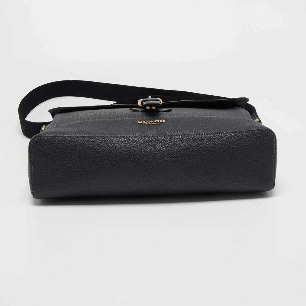 Coach Blue Signature Canvas an Leather Hudson Messenger Bag 商品