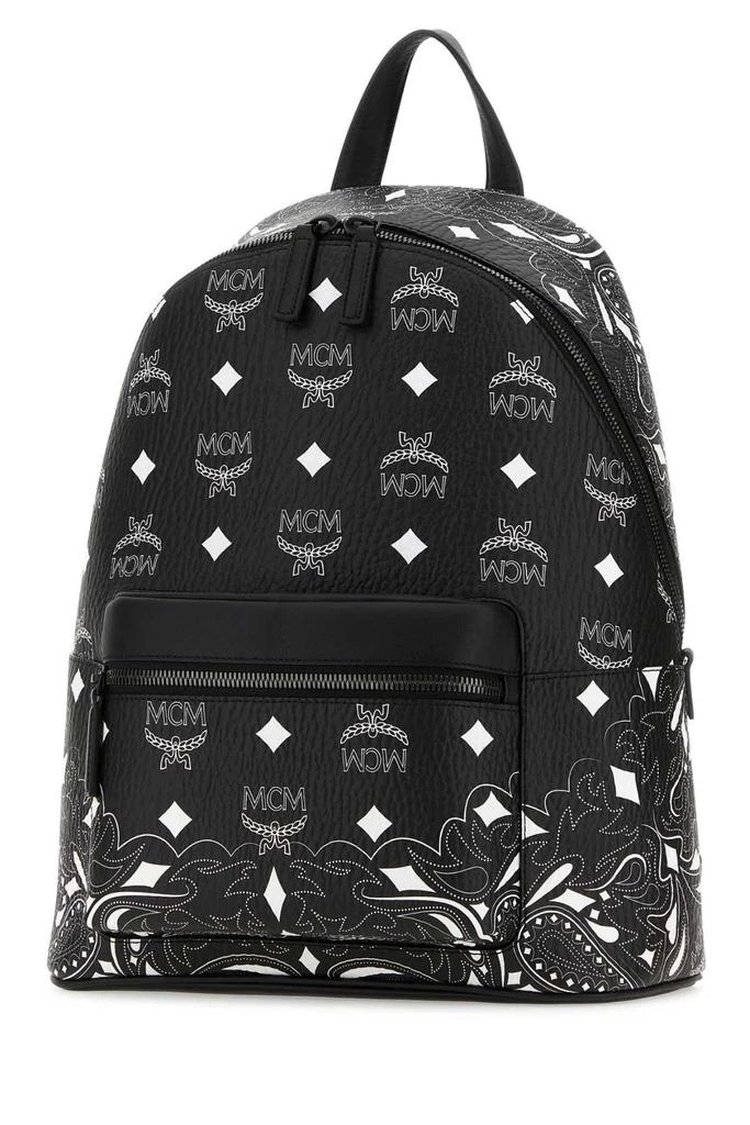 商品MCM|MCM Monogram Print Zipped Backpack,价格¥8530,第3张图片详细描述