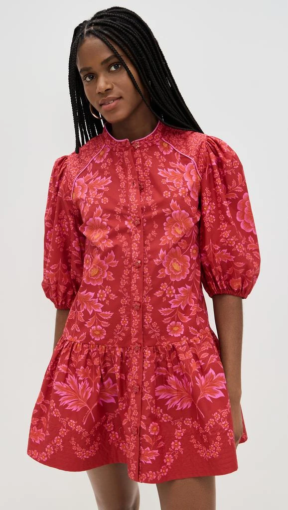 商品Farm Rio|Olivia Red Mini Dress,价格¥1491,第1张图片