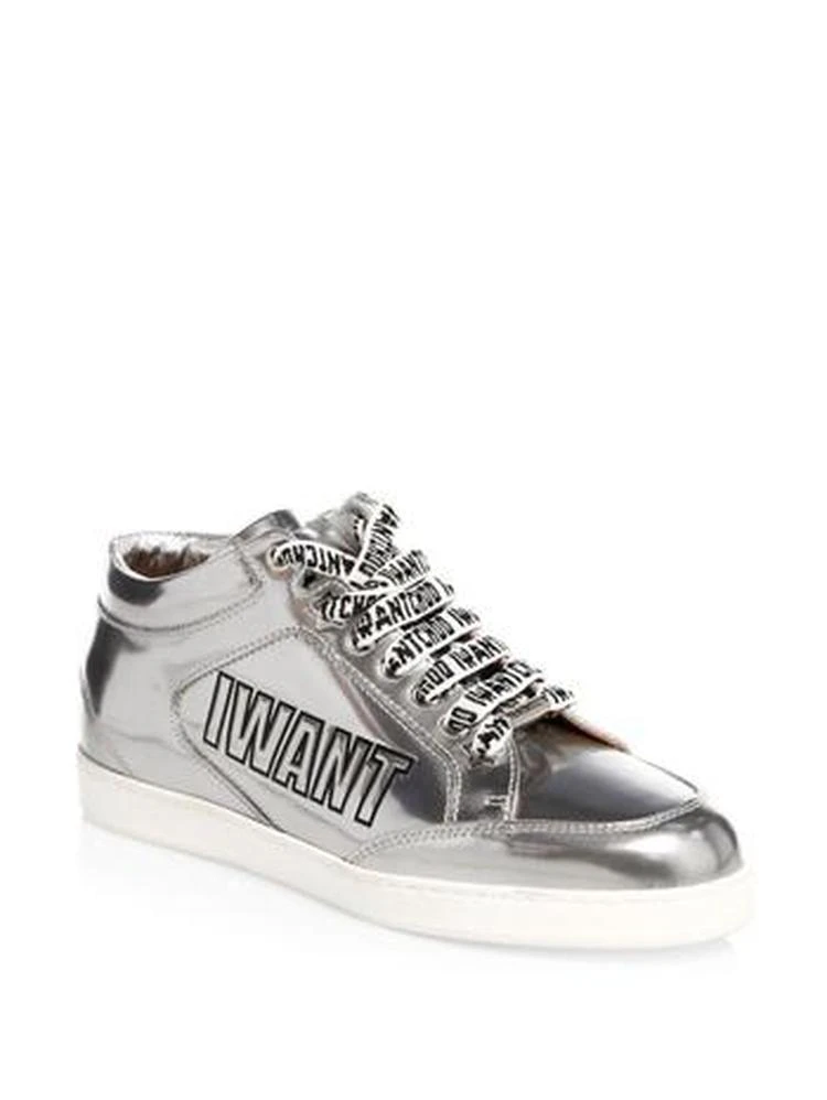 商品Jimmy Choo|Jimmy Choo - Edina Metallic Sneakers,价格¥2084,第1张图片