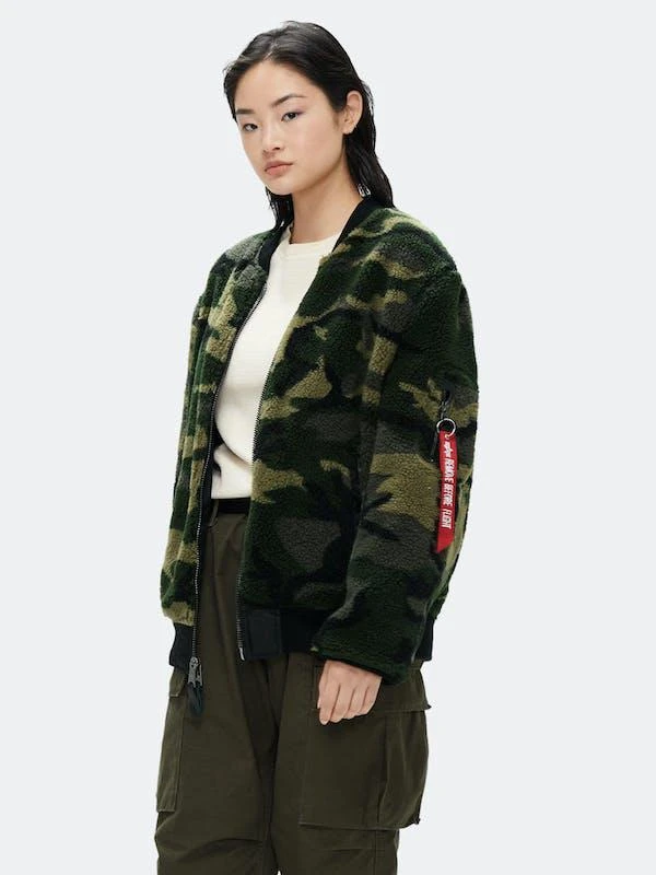 商品Alpha Industries|L-2B Sherpa Bomber Jacket W,价格¥408,第1张图片