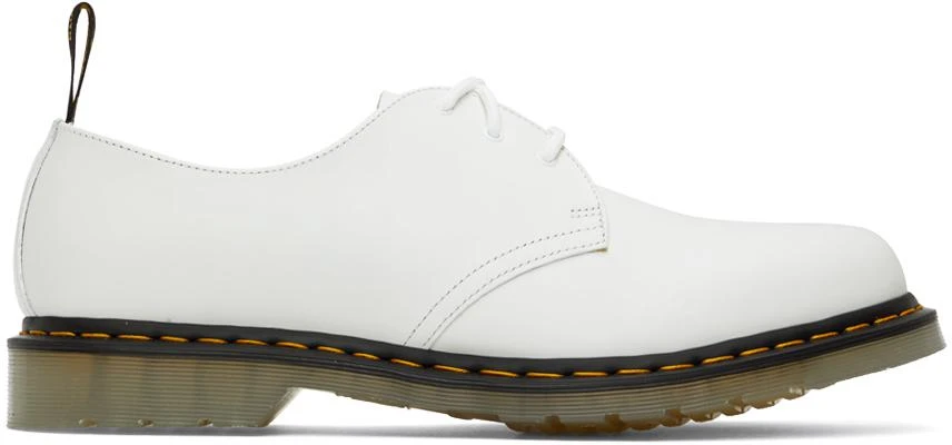 商品Dr. Martens|White 1461 Iced Smooth Leather Oxfords,价格¥669,第1张图片