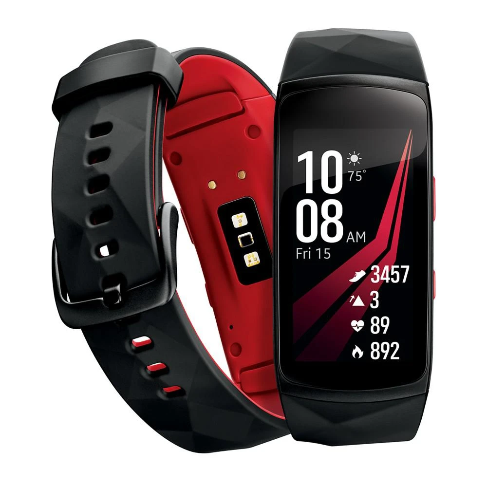 商品Samsung|Gear Fit2 Pro Smart Fitness Band with Rubber Strap Smart Watch 25x51mm,价格¥1121,第5张图片详细描述