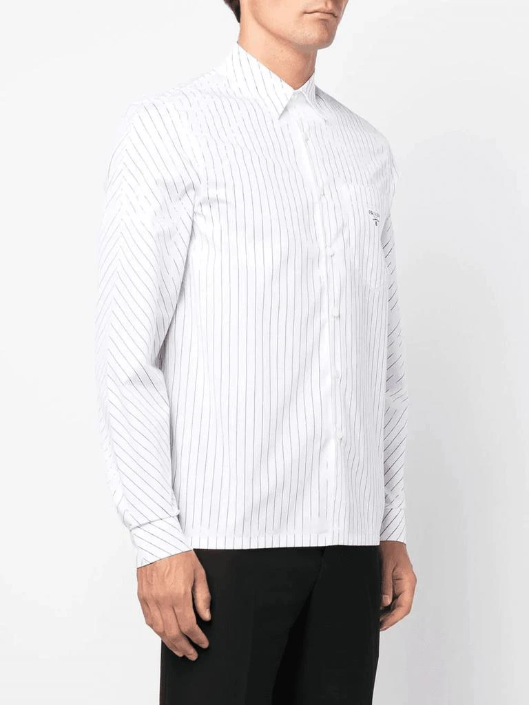 商品Prada|PRADA pinstripe cotton shirt,价格¥5672,第4张图片详细描述