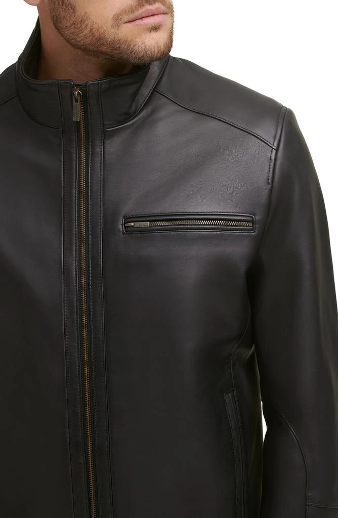 商品Cole Haan|Classic Leather Moto Jacket,价格¥1517,第4张图片详细描述