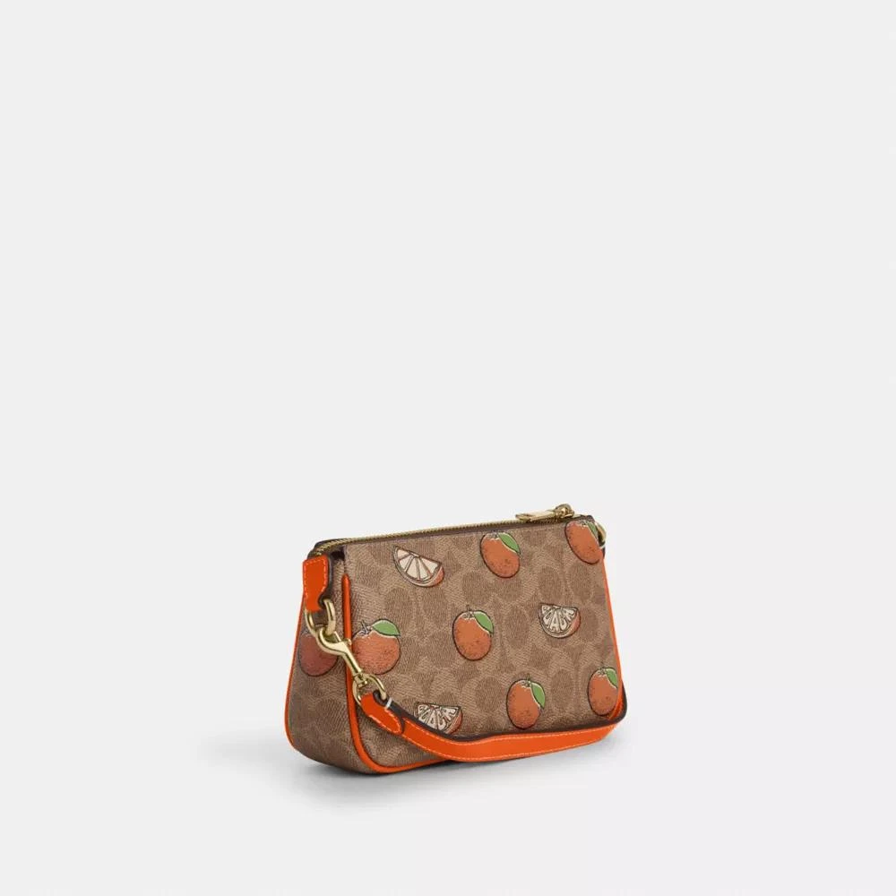 商品Coach|Nolita 19 In Signature Canvas With Orange Print,价格¥616,第2张图片详细描述