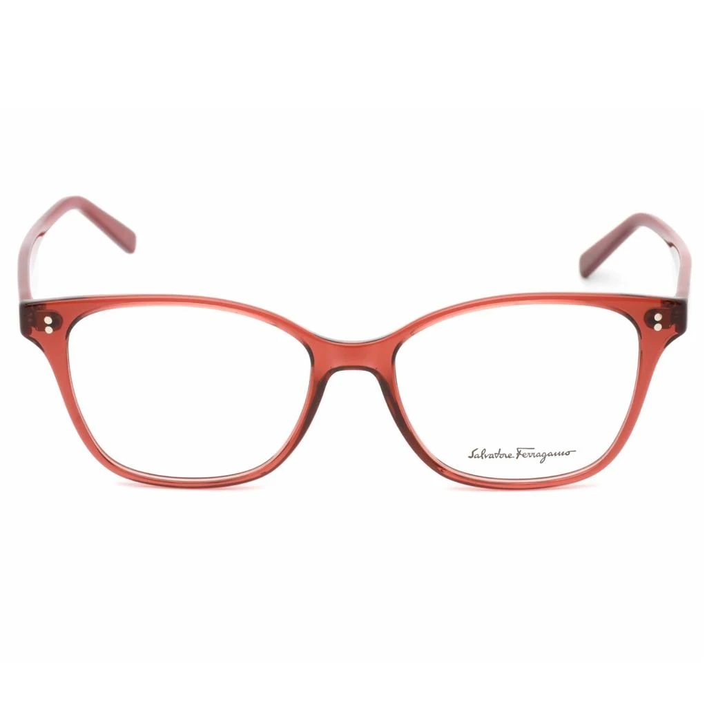 商品Salvatore Ferragamo|Salvatore Ferragamo Women's Eyeglasses - Transparent Cherry Acetate Frame | SF2912 611,价格¥396,第2张图片详细描述