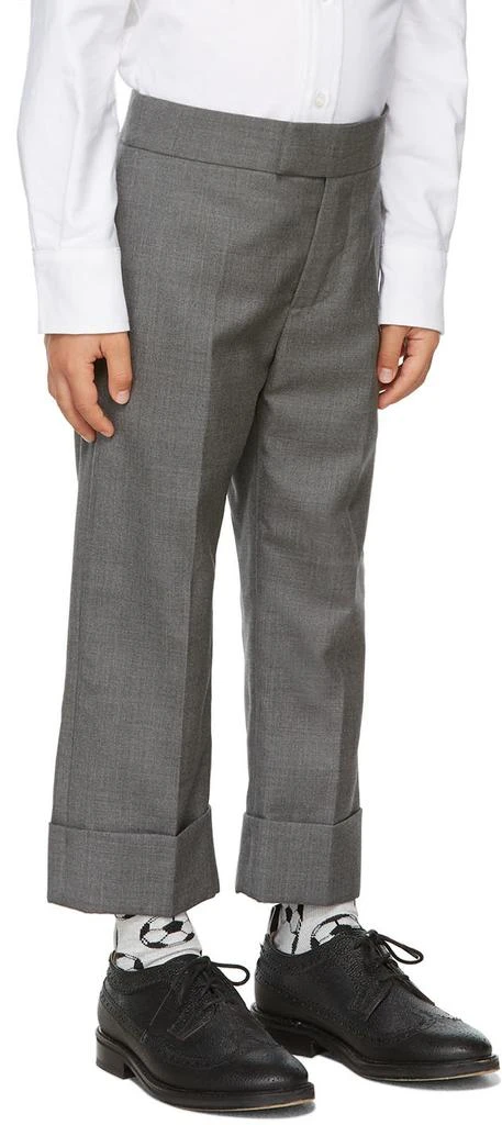商品Thom Browne|灰色 Classic 儿童长裤,价格¥7798,第3张图片详细描述