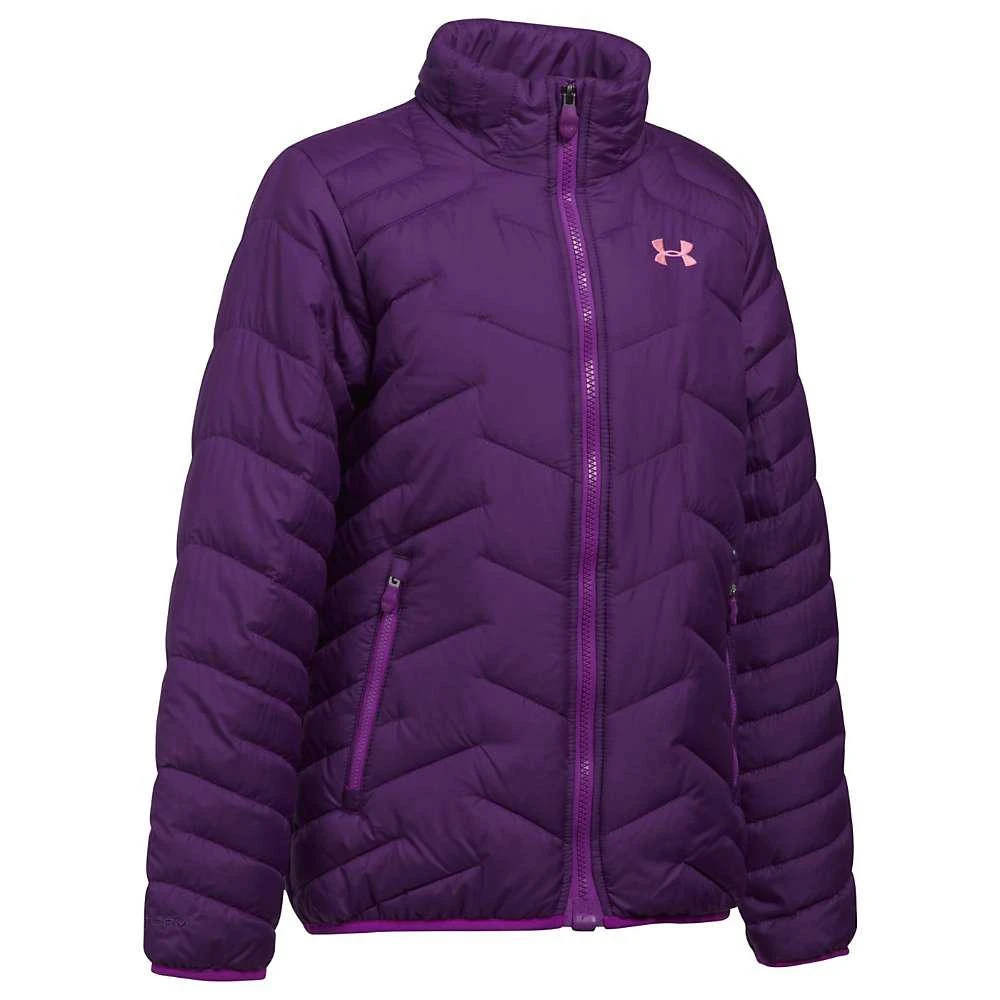 商品Under Armour|Under Armour Girls' UA ColdGear Reactor Jacket,价格¥581,第1张图片