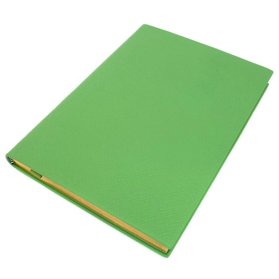 商品SMYTHSON|Emerald Soho Leather Notebook,价格¥744,第3张图片详细描述