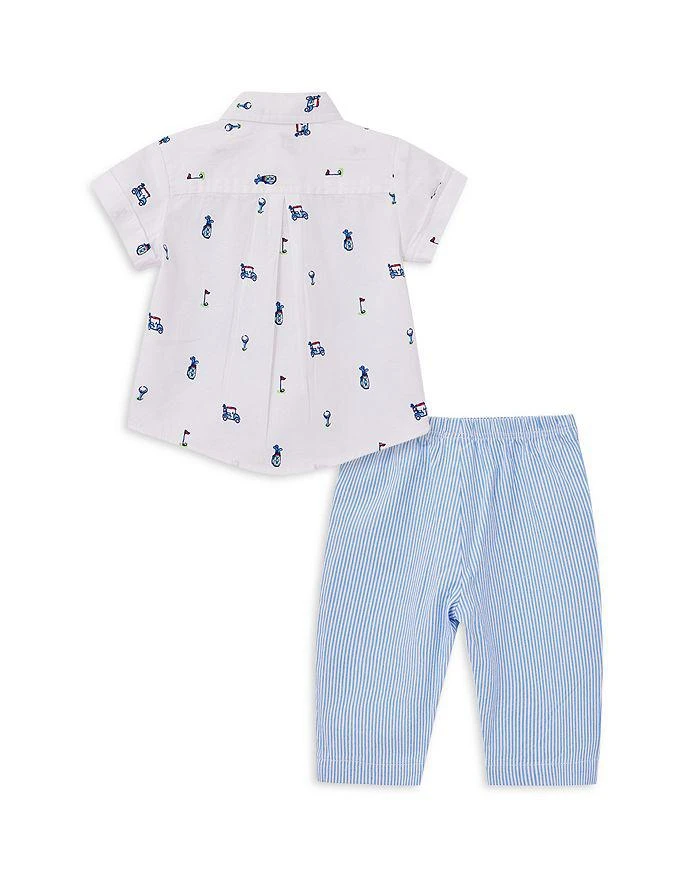 商品Little Me|Boys' Golf Shirt & Pant - Baby,价格¥224,第2张图片详细描述