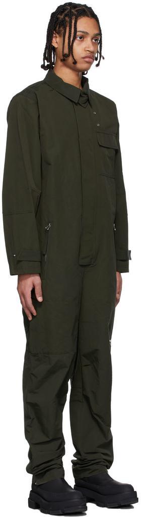 商品Helmut Lang|Green Cotton Jumpsuit,价格¥5633,第4张图片详细描述