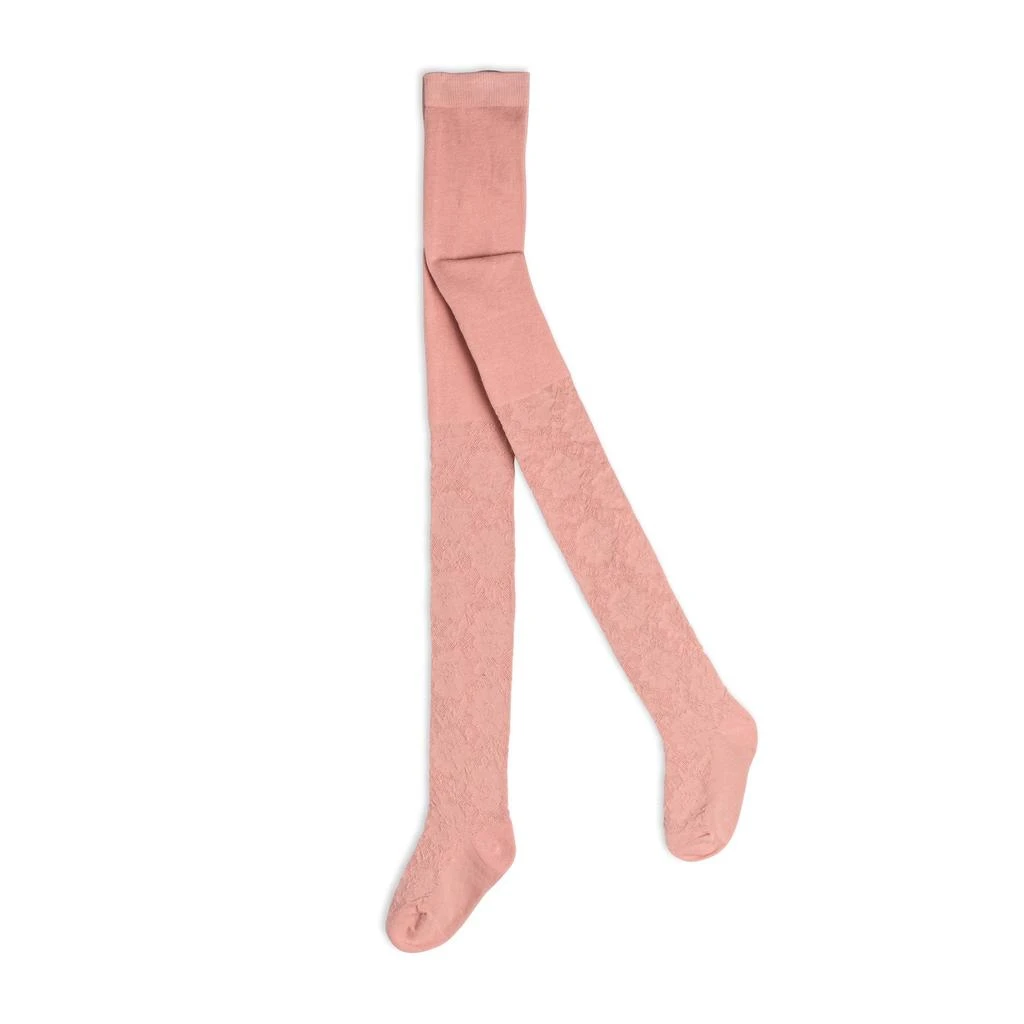 商品Deux par Deux|Wild Flower Seeds Tights Silver Pink,价格¥155,第1张图片