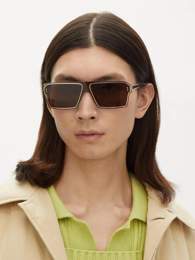 商品Fendi|Square metal sunglasses,价格¥4489,第2张图片详细描述